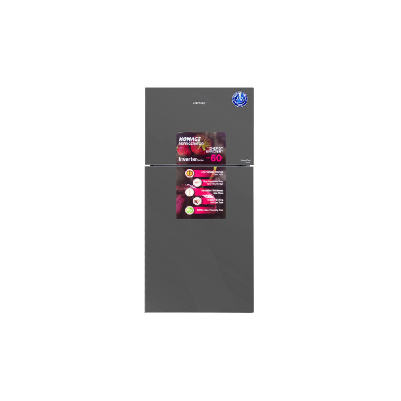 Homage 47662 GD Inverter | Crystal Mirror Refrigerator –