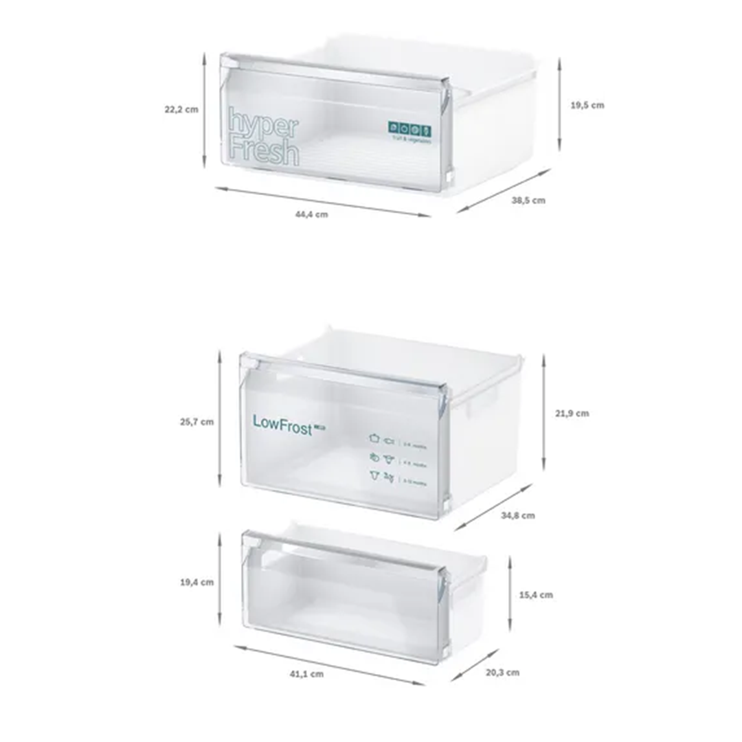 Siemens KI87VNSF0M iQ300 Built-In Refrigerator