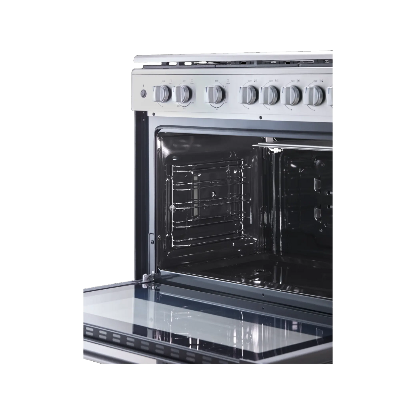 Midea MFO-MG36LE(SS) Gas Cooker | XpressGrill Infrared Burner 90 Cm
