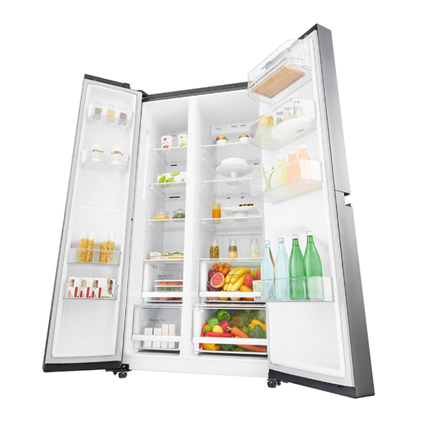 LG 257SLLV 22Cft Inverter Side by Side No Frost Refrigerator