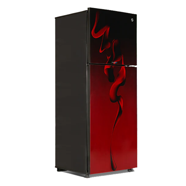 PEL 2350 Flat Glass Door 8Cft Top Mount Refrigerator