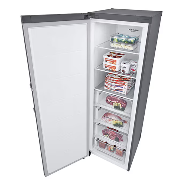 LG GRF 414ELFM Platinum Silver Top Freezer Refrigerator