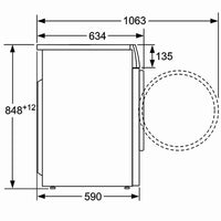 LG F2J6HGP2S 7kg Washer 4Kg Dryer Front Load Washing Machine
