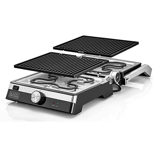 Black &amp; Decker CG2000-B5 Contact Grill Fixed Plate