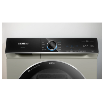 Siemens WQ45B2BXGC iQ700 9kg Silver inox Heat Pump Tumble Dryer