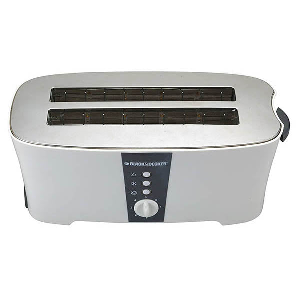 Black &amp; Decker ET124 4 Slots Pop-up Toaster