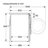 Bosch WGA142XVGC 9kg Front Load Automatic Washing Machine