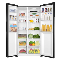 Haier HRF-622IBS 19Cft Side By Side No Frost Refrigerator