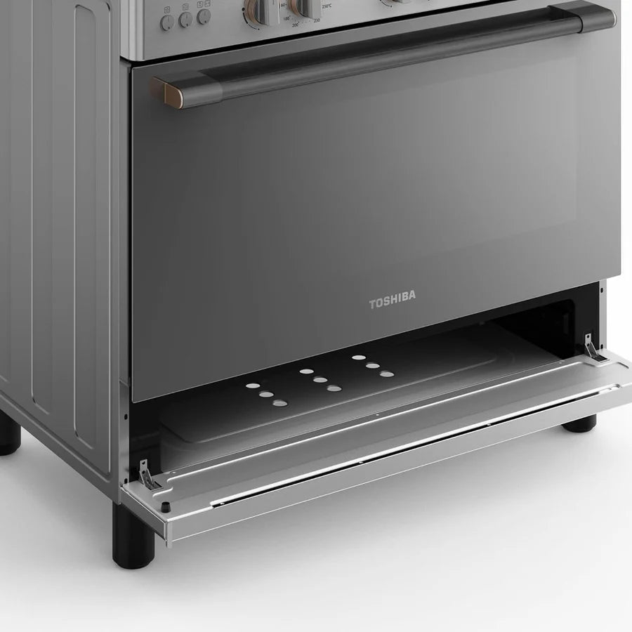 Toshiba RL2-90G5GE(MR) 90cm Full Gas Cooking Range – Durable & High Performance