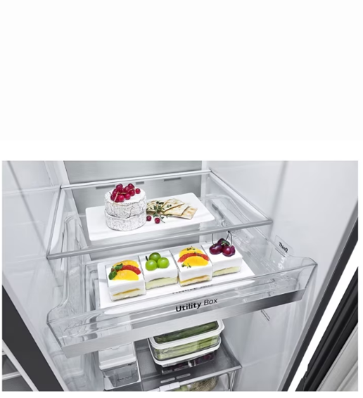 LG GR-X267CQES 22Cft Side By Side No Frost Refrigerator