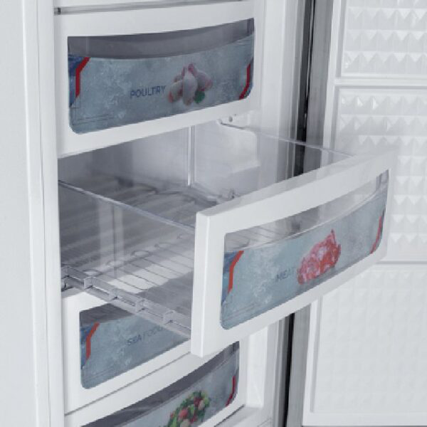 Dawlance 1035WB GD Inverter Cloud White Vertical Freezer