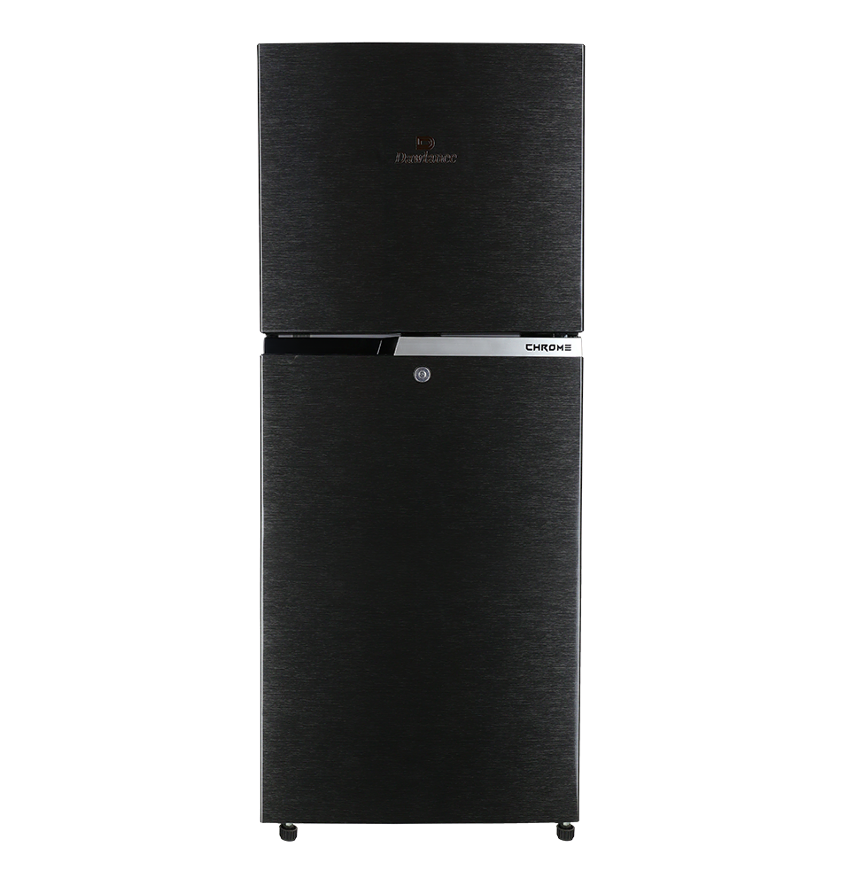 Dawlance 9178LF Chrome Hairline Black Double Door Refrigerator