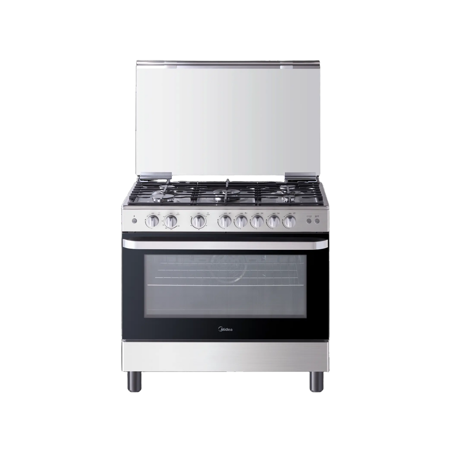 Midea MFO-MG36LE(SS) Gas Cooker  | XpressGrill Infrared Burner 90 Cm