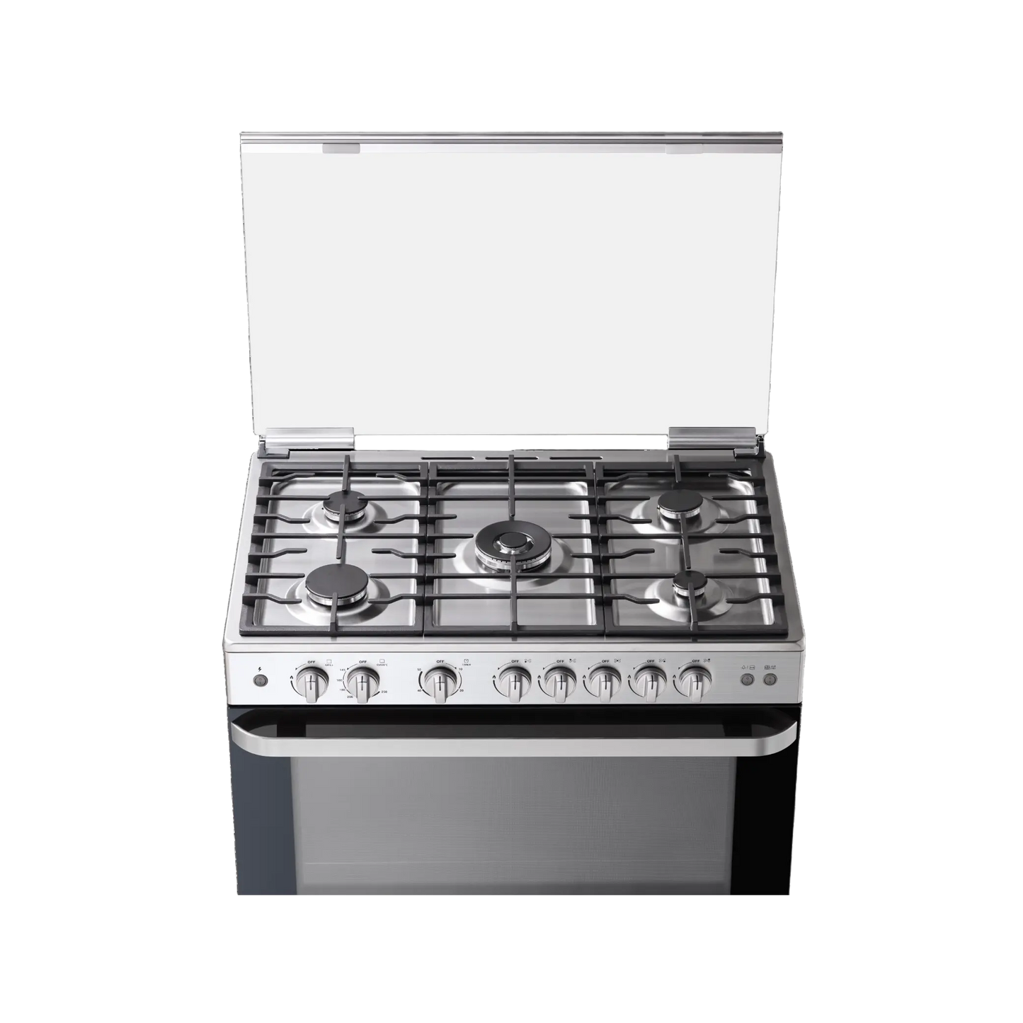 Midea MFO-MG36LE(SS) Gas Cooker  | XpressGrill Infrared Burner 90 Cm