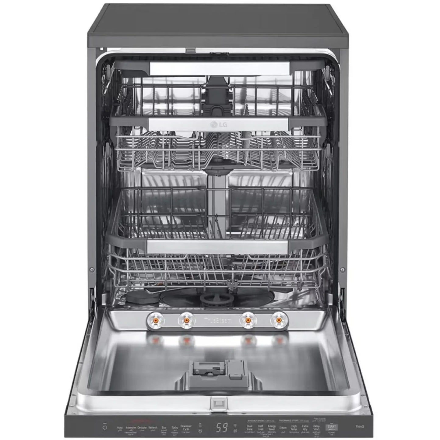 LG DFC335HD 14 Place Dishwasher – Smart Steam Cleaning & Ultra Quiet Performance