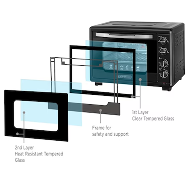 Black &amp; Decker TRO55RDG-B5 55L Oven Toaster