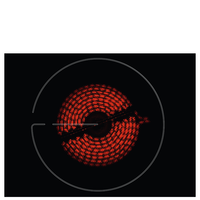 Zanussi ZHRN883K Electric Hot Plate