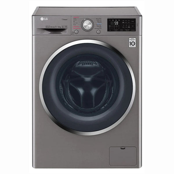 LG F2J6HGP2S 7kg Washer 4Kg Dryer Front Load Washing Machine