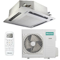 Hisense 4 Ton inverter Ceiling Cassette AC, Heat and Cool R-410