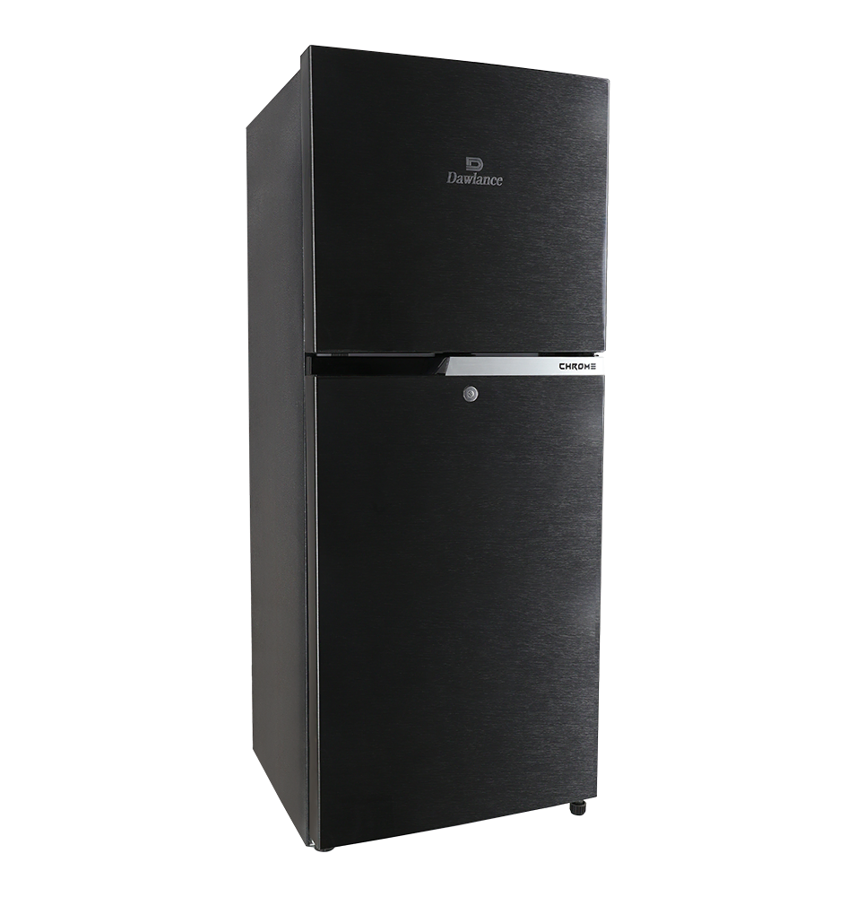 Dawlance 9178LF Chrome Hairline Black Double Door Refrigerator